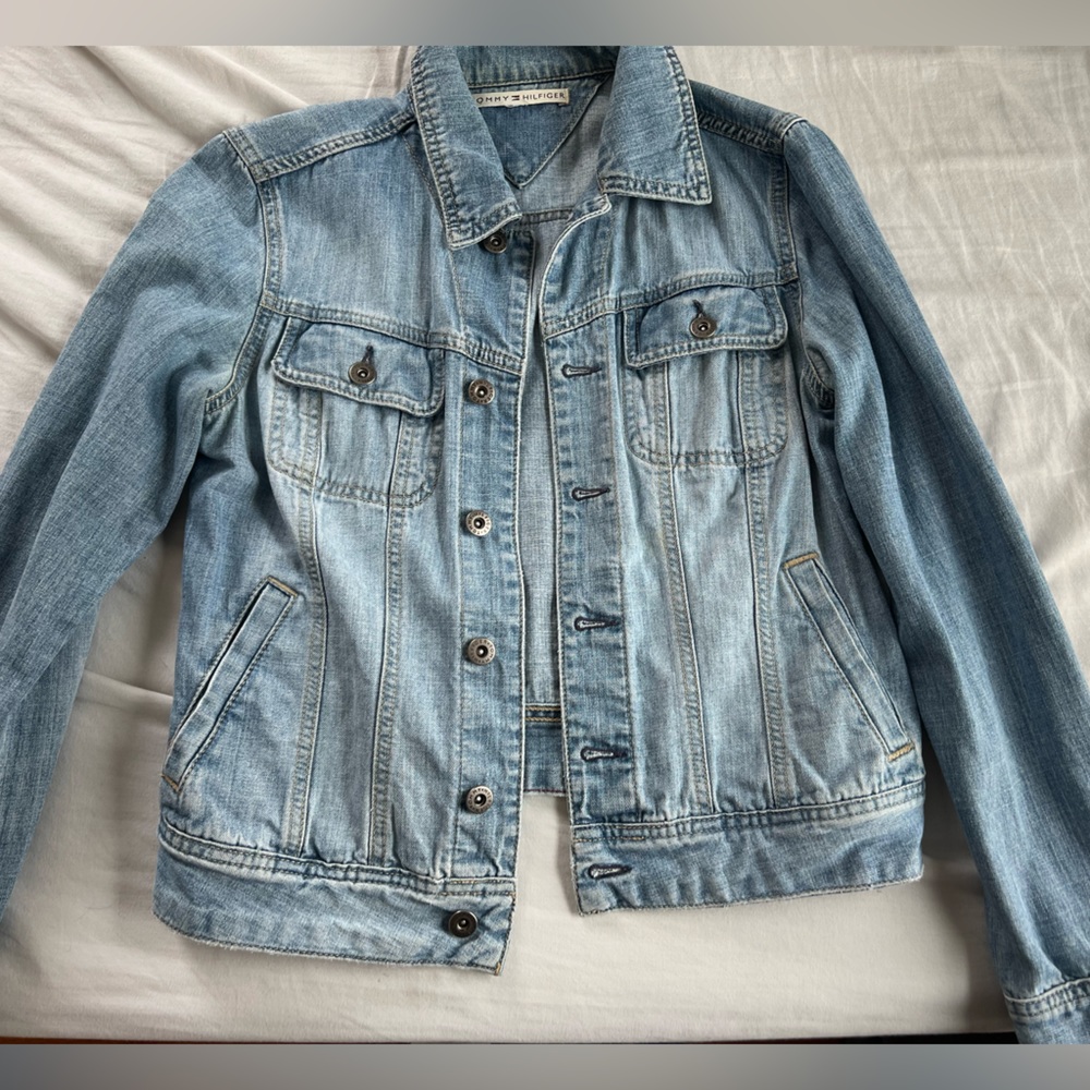 Tommy Hilfiger Womens Jean jacket light wash